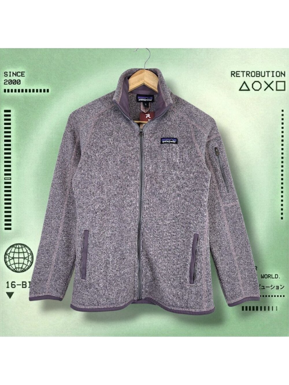 Patagonia Better Sweater Full Zip Fleece Jacket Purple Size XS